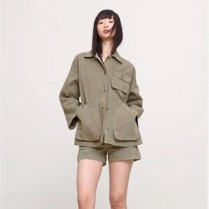 NWT Washed Cotton Chore Jacket